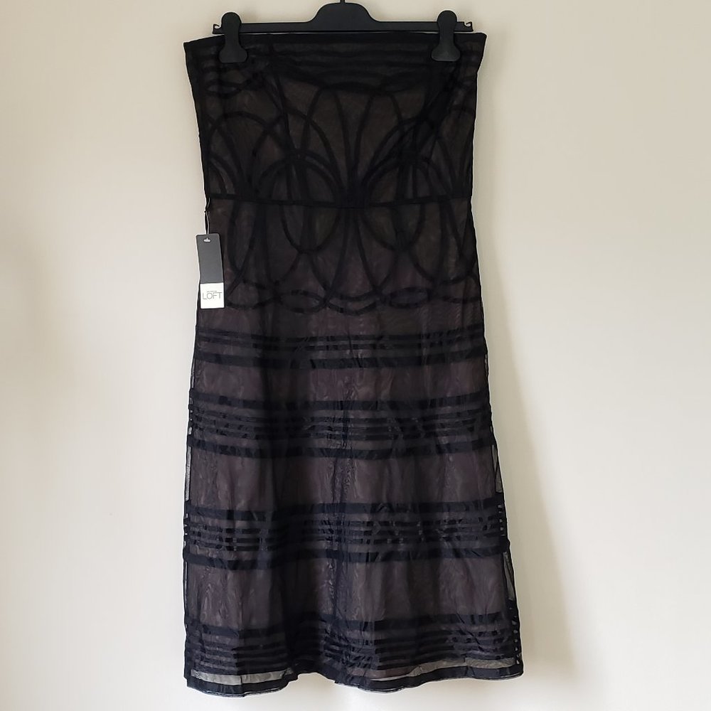 New - Ann Taylor Loft Black Dress SIZE 10